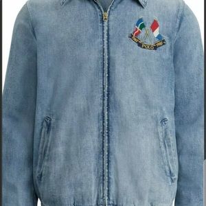 Ralph Lauren Polo Denim bomber jacket Vintage 1986